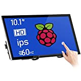 HMTECH Raspberry Pi Schermo 10.1 Pollice Touchscreen Monitor 1024x600 Portatile HDMI Monitor 16:9 IPS Schermo Display per Raspberry Pi 4/3/2/Zero/B/B+ ...