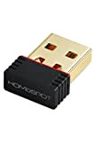 HomeSpot 150Mbps Wireless N WiFi USB Nano Adapter, scheda di rete LAN 802.11n, per Raspberry Pi/Windows XP/Vista/Win7/Win8/Win10/Linux/Mac OS