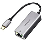 Hoppac Adattatore Ethernet USB C,USB C a 1000 Gigabit Ethernet, Adattatore di Rete Lan,Adattatore USB C a RJ45 per Macbook/Surface ...