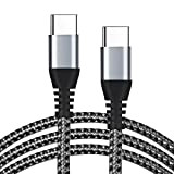 Hoppac Cavo USB C a USB C,[2m] Cavo Type C To Type C Per Ricarica Rapida e Trasferimento Dati, PD ...