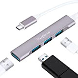 Hoppac Hub USB C multiporta , Design 4 in 1 Di Tipo C, Con 1 Porta USB 3.0 3 Porte ...