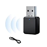 HOVCEH Adattatore Bluetooth USB, adattatore Bluetooth Aux USB per auto, ricevitore Bluetooth USB 5.1 con cavo audio da 3,5 cm, ...