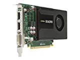 HP C2J93AT NVIDIA Quadro K2000 Scheda Video, 2GB DL-DVI+2xDP, Verde