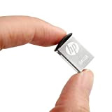 HP, chiavetta USB 2.0 Super Mini, in metallo, antiurto, antipolvere, a prova di schizzi, v222 W hpfd222 W - 64