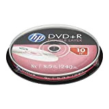 HP DVD+R HP 8,5 GB (240min) DL 8x 10-cake