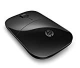 HP Mouse wireless sottile USB Z3700 nero da 2,4 GHz con sensore ottico LED blu 1200 dpi, durata della batteria ...