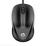 HP - PC Wired Mouse 1000 Cablato, Sensore Preciso, 1200 DPI, 3 Pulsanti, Rotella Scorrimento, Cavo USB 1.5 m, Design ...