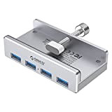 Hub USB 3.0 4 Porte ORICO, Tipo di Clip Hub USB 5 Gbps Mini Alluminio Hub Dati con Cavo 150 ...
