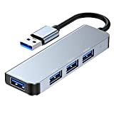 Hub USB 3.0 a 4 Porte, Hub USB Dati Portatile Ultra Sottile per MacBook, Mac Pro, Mac Mini, IMac, Surface ...