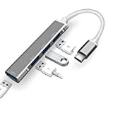 Hub USB C 4 in 1 Mini Portable USB C to USB Adapter Hub Multiport Adapter per MacBook Air, MacBook ...