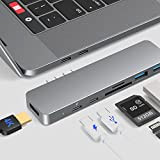 Hub USB C 4K HDMI, 7 in 2 USB C Hub per MacBook Pro/Air M1 2022/2021/2019, Adattatore USB-C Compatibile MacBook ...