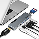 Hub USB C 8 in 2 Adattatore Multiporta Macbook Pro/Air M1 con 4K HDMI, Thunderbolt 3 100W PD, USB-C, 3 ...