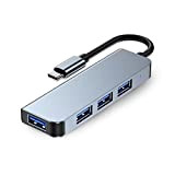 Hub USB C a USB, HILZO 4 Porta Adattatore USB Multiporta, Hub USB Multiporta Ultra Sottile, USB 3.0 (x1), USB ...