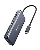 Hub USB C Anker, adattatore USB C PowerExpand+ 7 in 1 con HDMI 4K, Power Delivery 60W, Ethernet a 1 ...