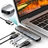 Hub USB C per MacBook Pro/Air, Dual 4K HDMI USB C Docking Station per MacBook Pro, adattatore USB C 6 ...
