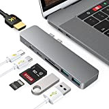 Hub USB C per MacBook Pro/Air M1 2020/2019/2018, 7 in 2 Adattatore USB C con 4K HDMI, Thunderbolt 3 (100W ...