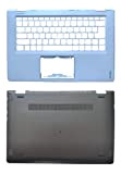 HuiHan Ricambio per Lenovo YOGA 510-14 510-14IKB 510-14ISK FLEX 4-1470 LCD Back Cover/Palmrest/Bottom Cover (Bianco C+D)