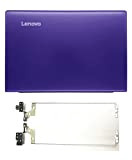 HuiHan Sostituzione per Lenovo Ideapad 310-15 310-15ISK 310-15ABR Laptop LCD Back Cover Coperchio Superiore/Lunetta Anteriore/Cerniere (Viola A+H)