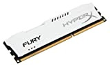 HyperX Fury White Series Memorie RAM, 8 GB, 1600 MHz, DDR3, Bianco