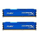 HyperX HX316C10FK2/8 Fury 8 GB (2 x 4 GB), 1600 MHz, DDR3, CL10, DIMM, Blu