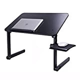 HZPXSB Pigro Folding Stand - Piccola scrivania - Lap Standing Desk for Matrimoniale e Divano Breakfast Bed (Color : Larger ...