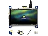 IBest Waveshare 4inch HDMI LCD Display Module Resistive Touch IPS Screen 800*480 Resolution HDMI Interface for all Revsions of Raspberry ...