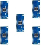 ICQUANZX 5Pcs Modulo preciso CMOS CM74HC4067 CMOS modulo di Breakout Digitale analogico multiplexer per Arduino