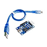 ICQUANZX Adattatore Bluetooth Bee XBee USB a Porta seriale Arduino per modulo Adattatore Arduin Xbee con Filo