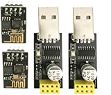 ICQUANZX ESP8266 ESP-01 - Modulo ricetrasmettitore wireless seriale WiFi con adattatore USB a ESP8266 per Arduino UNO R3 Mega Nano ...