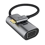 ICZI Adattatore da USB Tipo C a VGA, Thunderbolt 3 Maschio a Femmina VGA Alluminio 1080p 60Hz Adatto per Macbook ...
