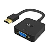 ICZI Adattatore HDMI a VGA 1080P 60Hz Full HD Convertitore HDMI Maschio to VGA Femmina per PC, Computer Portatili, Chromebook, ...