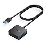 ICZI Hub USB 3.0, Compatto e Ultrasottile 4 Porte Splitter Dati USB con Cavo Lungo 4 piedi Adatto per MacBook ...