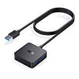 ICZI Hub USB 3.0 con 4 Porte USB 3.0, Splitter Dati USB Compatto e Ultrasottile con Cavo Lungo 4 Piedi ...