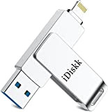 iDiskk 512GB Chiavetta lightning USB per iPhone Chiave fotografica certificata MFi per iPad, pendrive esterna per chiavetta di memoria di ...
