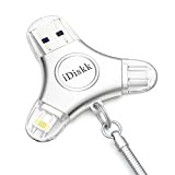 iDiskk MFi certificato 512GB iPhone Photo stick, fulmine USB stick per iPad memoria flash drive per iPhone, iPhone esterno di ...