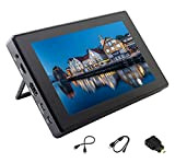 Ingcool 7 pollici Monitor per Raspberry Pi, 1024x600 HDMI LCD IPS Schermo Capacitivo Touch Screen Display con Custodia, Compatibile con ...