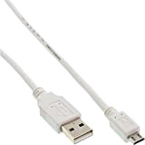 InLine 21698 Cavo Micro USB 2.0, Type-A Maschio a Type Micro-B Maschio, 1.5 m, Bianco