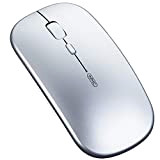 INPHIC Mouse Bluetooth, Mouse Wireless Ricaricabile Silenzioso a Tre modalità (BT 5.0/4.0 + 2.4G Wireless), Mouse Senza Fili da Viaggio ...