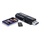 INTEGRAL USB 3.0 TWIN CARD READER LECTOR DE TARJETA USB 3.2 GEN 1 [3.1 GEN 1] NEGRO (USB 3.0 CARD ...