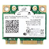 Intel 3160 3160HMW Mini PCI-E 802.11AC Dual Band 433Mbps SPS 710662-001 solo per HP