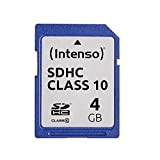 Intenso 3411450 Scheda di Memoria da 4 GB, Azzurro