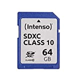 Intenso Scheda di memoria SDXC da 64 GB, Classe 10