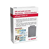 Internavigare uTrust 4701 F - Lettore di smart card e contactless per la tessera sanitaria TS/CNS, firma digitale e Carta ...