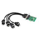IO Crest 2 porte RS422/485 Industrial Mini PCI-E Serial Card Components SI-MPE15050 verde PCIe x1