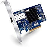 ipolex 10GbE PCIE Scheda di Rete X520-DA1-82599EN Chipset, 10 Gigabit Scheda di Rete Ethernet PCI Express X8 LAN Adattatore, Singola ...