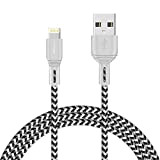 ISOUL Cavo Lightning USB iPhone chargeur câble de données, 3.3ft/1m nylon tressé USB Cordon pour iPhone XS/Max/XR/X/10/8 7 plus/6S 6 ...