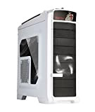 iTek Harrier 01 ITGCH01 Gaming Middle Tower Case, 2xUSB3, Lettore di Schede, Bianco
