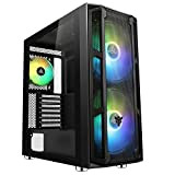 Itek MAJES 20 Mesh Evo – Case PC Gaming Full Tower ATX, 2x20cm Ventola, RGB Addressable, USB3, Pannello Laterale in ...