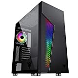 itek MAJES 30 - Case PC Gaming Full Tower ATX, 1 Ventola 12cm, Griglia RGB Addressable con telecomando Radiofrequenza, 2xUSB3, ...
