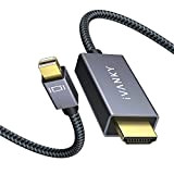 iVANKY Cavo Mini DisplayPort a HDMI [Nylon Intrecciato] Cavo Mini DP a HDMI 1080P Compatibile con Surface Pro, Dell XPS ...